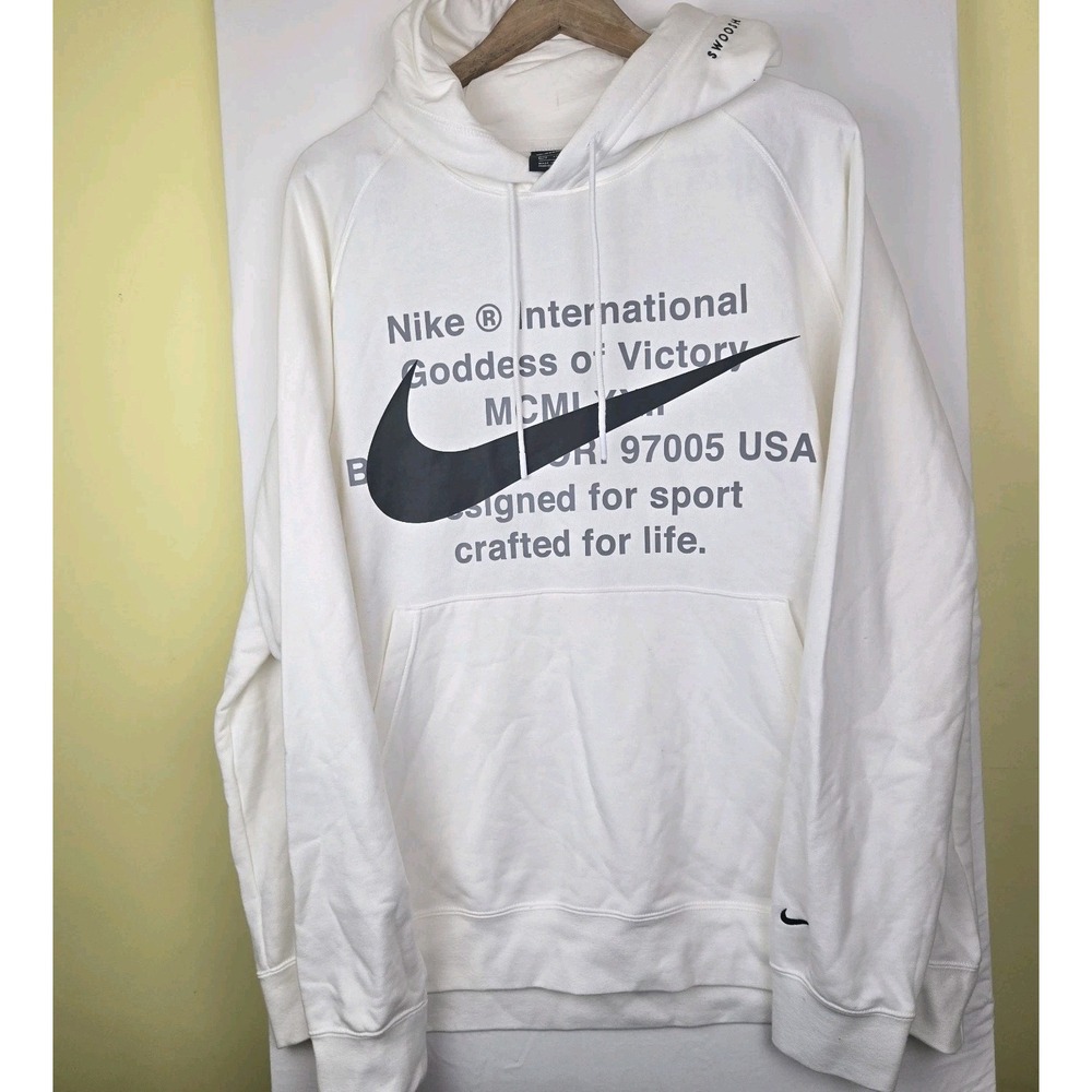 Nike Hoodie Men XXL International Goddess of Victory Graphic Swoosh Pullover